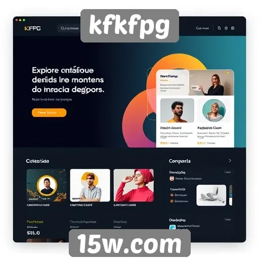 Análise do design de interface do site kfkfpg